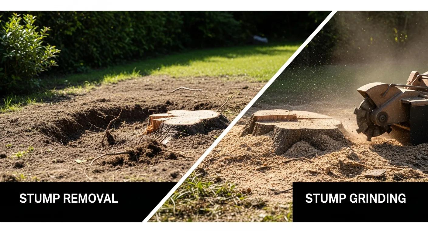 Stump Removal vs. stump Grinding: The Best Choice